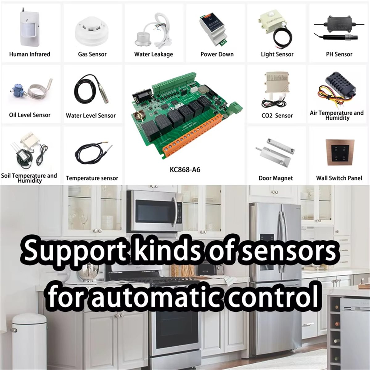 Home Automation Systems Diy - Papan Pengembangan KC868-A6 MQTT Web HTTP